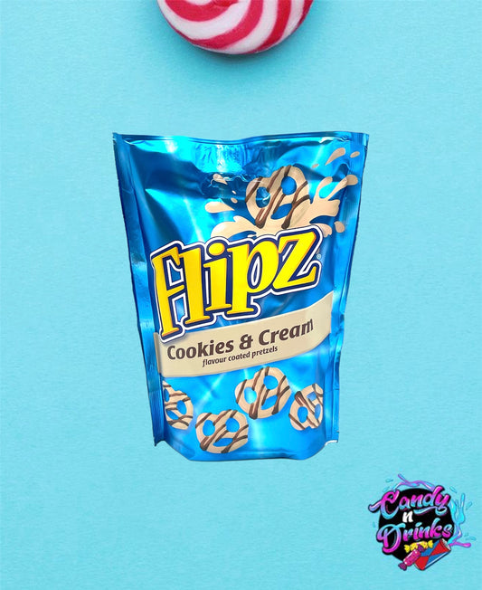 Flipz Cookies & Cream Flavour Coated Pretzels - 90g