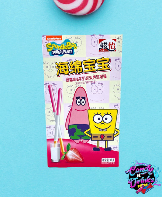 Spongebob JUNYI Stick Strawberry & Milk Asia 48g